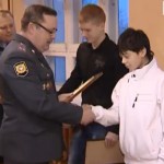 Полиция Комсомольска поблагодарила школьников за помощь в задержании преступника